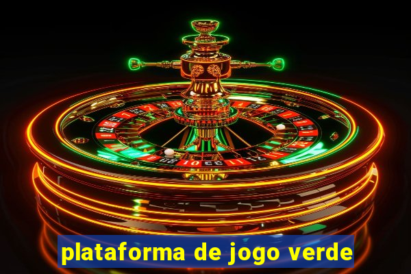 plataforma de jogo verde